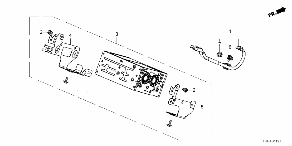 Honda 8A500-THR-A31 AUDIO UNIT, DISPLAY 8A500-THR-A31 Honda AUDIO UNIT, DISPLAY