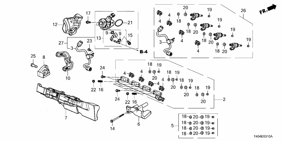 Honda 16628-64A-A00 BRACKET, JOINT PIPE