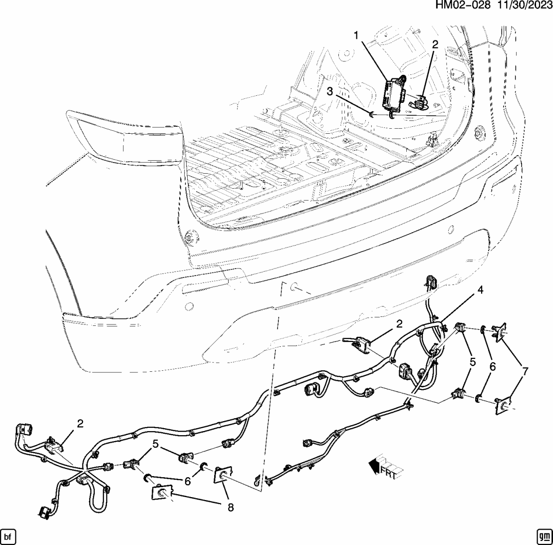 Honda 84983035 MODULE ASM-PARK ASST 84983035 Honda MODULE ASM-PARK ASST