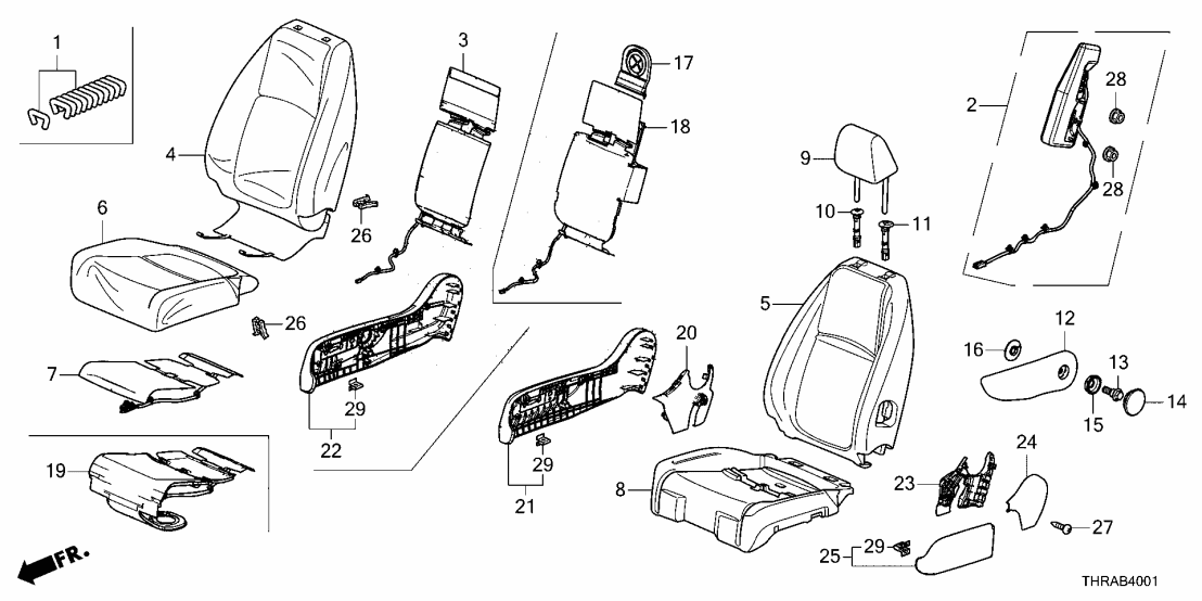 Honda 81180-THR-L42ZB ARMREST, R- *NH900L*
