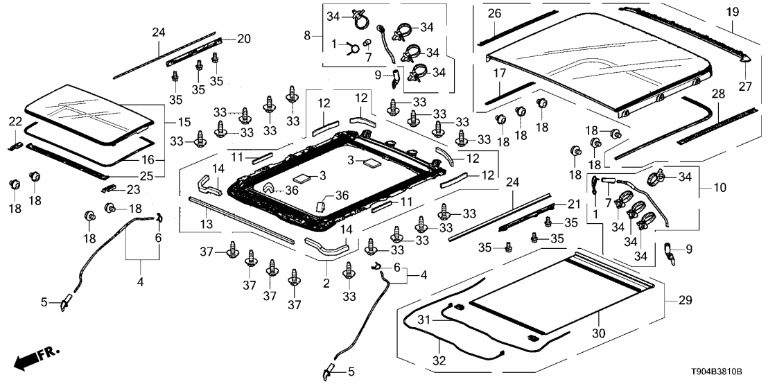 Honda 93404-05010-08 Bolt-Washer (5X10)