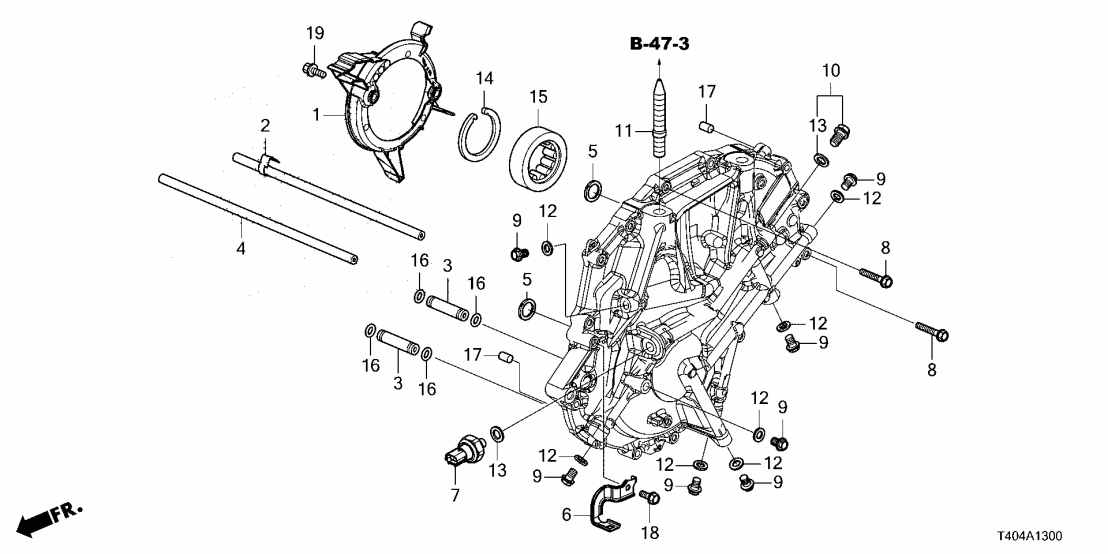 Honda 28161-63C-000 STAY B, HARNESS