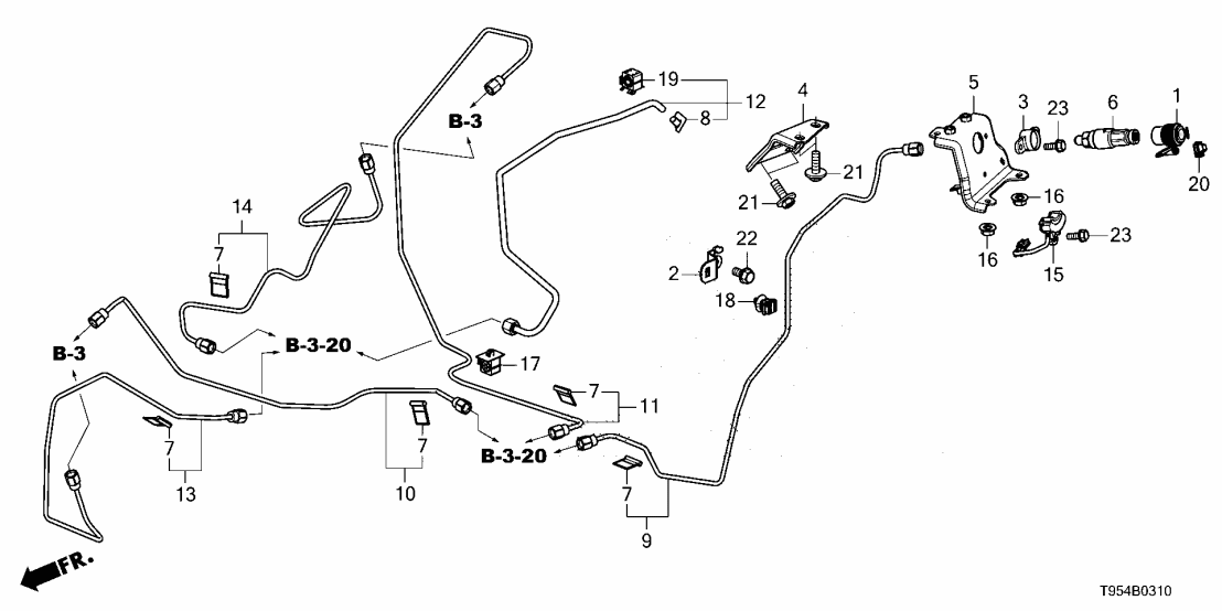 Honda 17713-T95-A01 PIPE, FUEL FILLER
