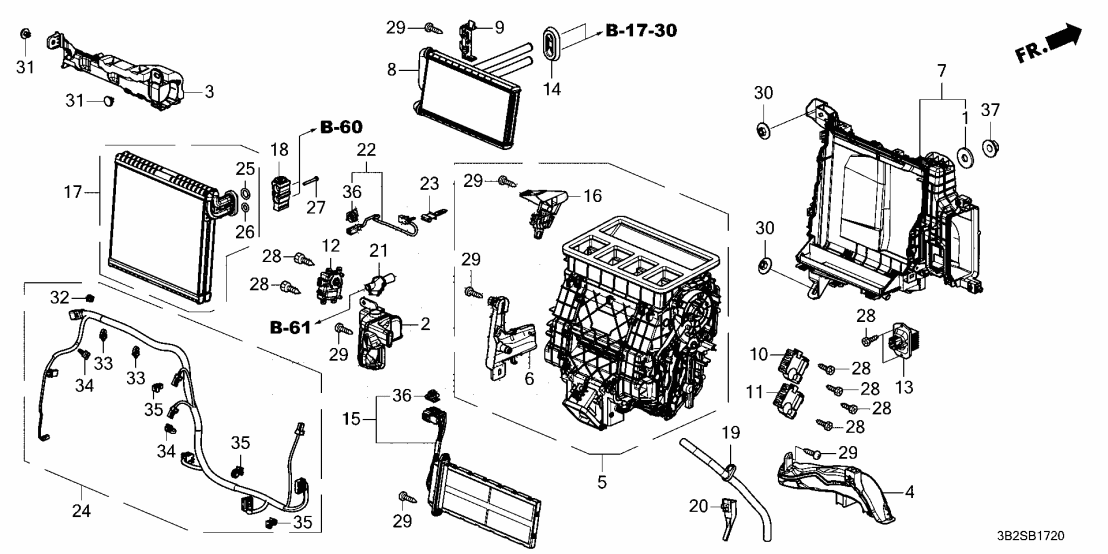 79911-TMA-H51 Honda BRACKET, PTC L