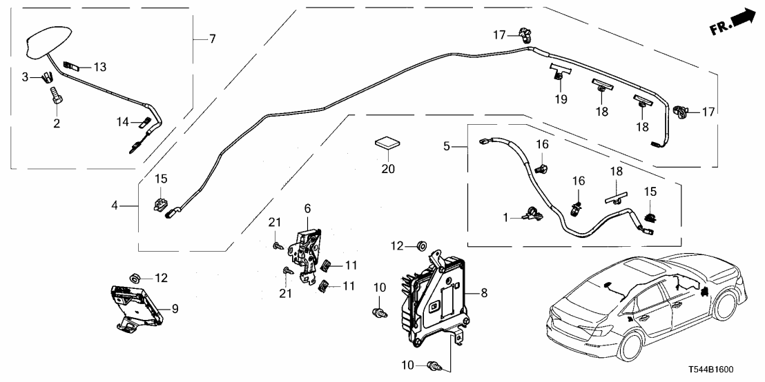 Honda 39200-T20-A01 UNIT ASSY-, ASC