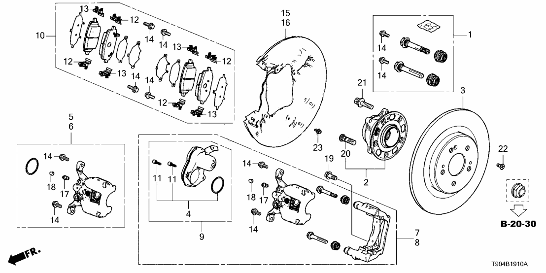 Honda 42200-TYC-A03 BEARING ASSY-, RR