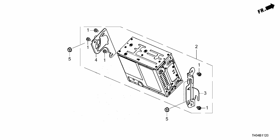 8A500-T20-A84 Honda UNIT, DISP AUDIO