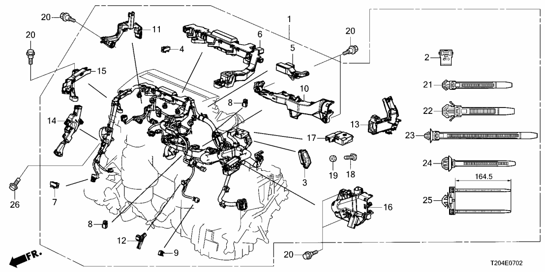 Honda 32121-6Y0-003 COVER (WPC 3P 040 F)