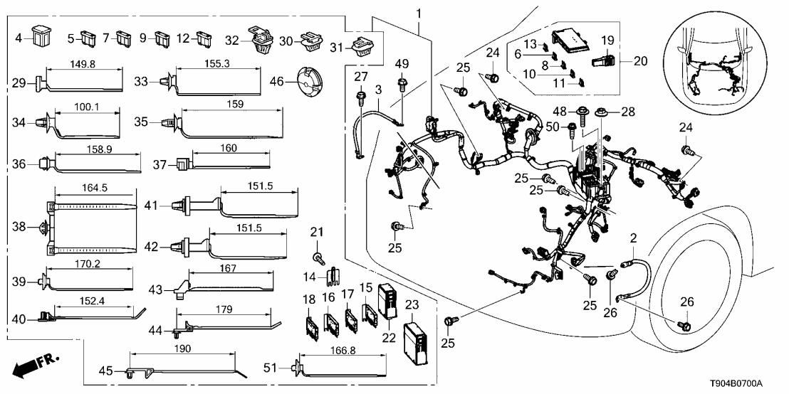 Honda 38259-TYA-A00 BOLT (M5X27)