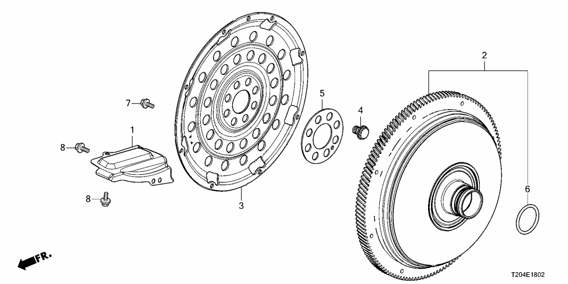 Honda 26000-6J4-305 TRQ/CONV, ASSY Honda 26000-6J4-305 TRQ/CONV, ASSY