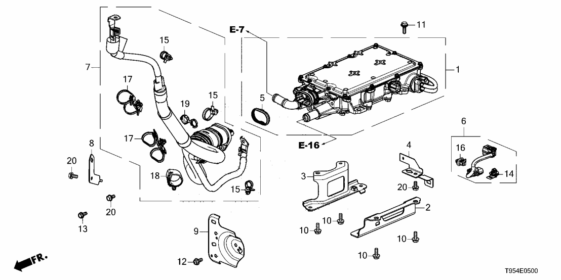 Honda 1N640-6GS-A00 SUB-HARNESS