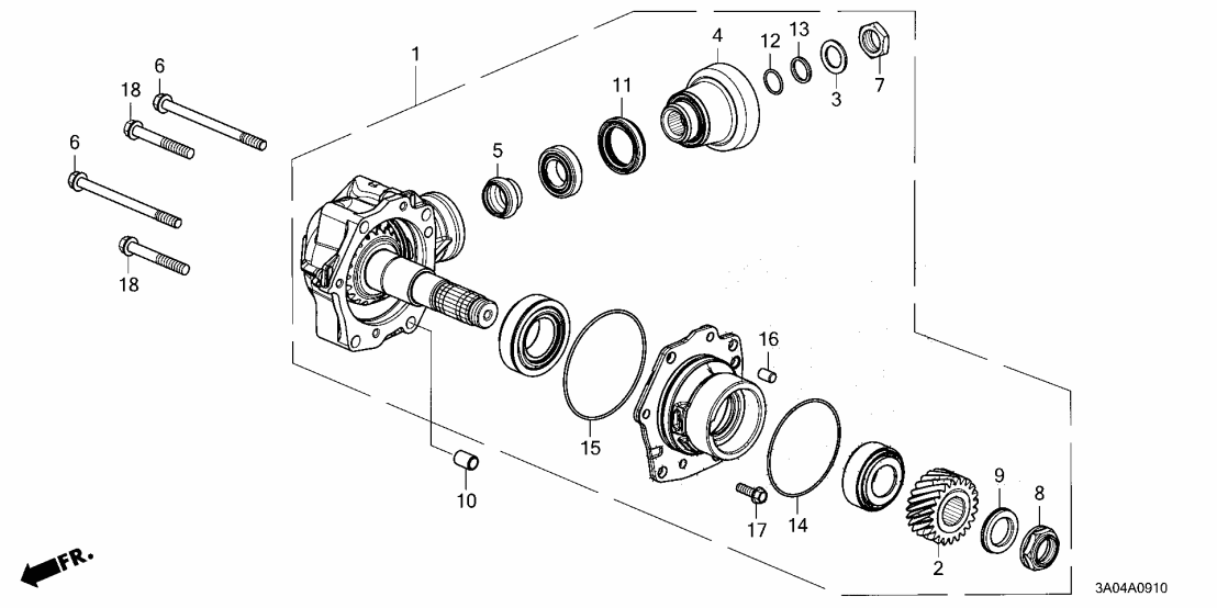 Honda 29000-68P-000 TRANSFER ASSY