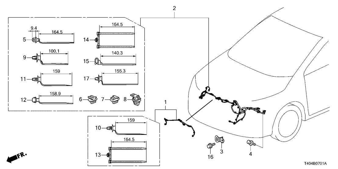 Honda 32132-T20-A00 BRKT, FR- END HRAN