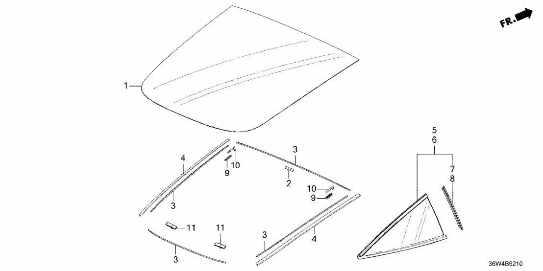 Honda 73226-TY0-003 RUBBER, WSHLD DAM B