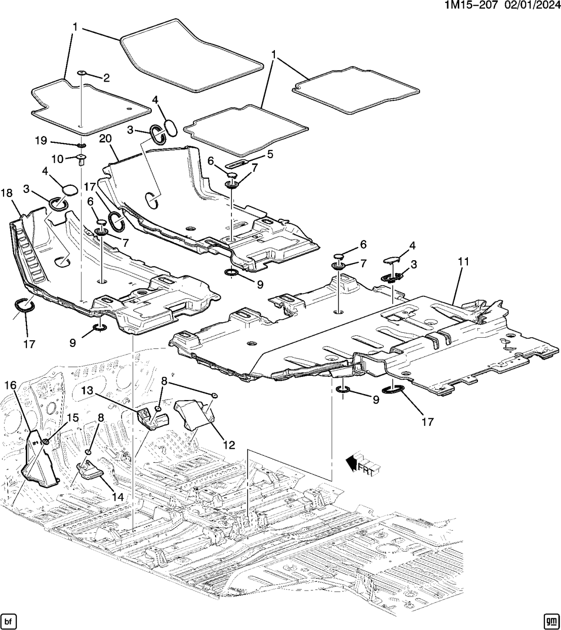 Honda 85131027 FILLER