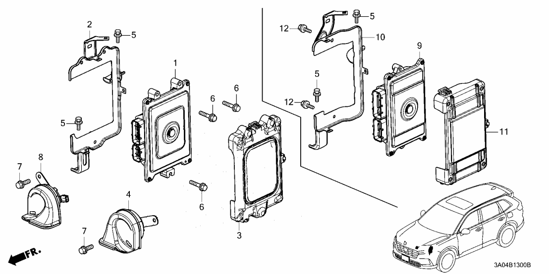 Honda 37820-68A-AH2 CONT MOD, POWERTRAIN