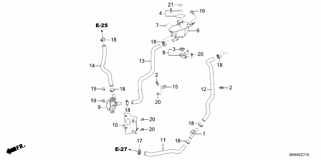 Honda 1J200-6MA-J01 WATER PUMP, ELECTRIC