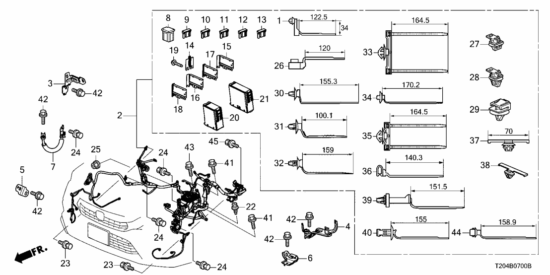 Honda 38280-T20-A01 MODULE ASSY-, RELAY