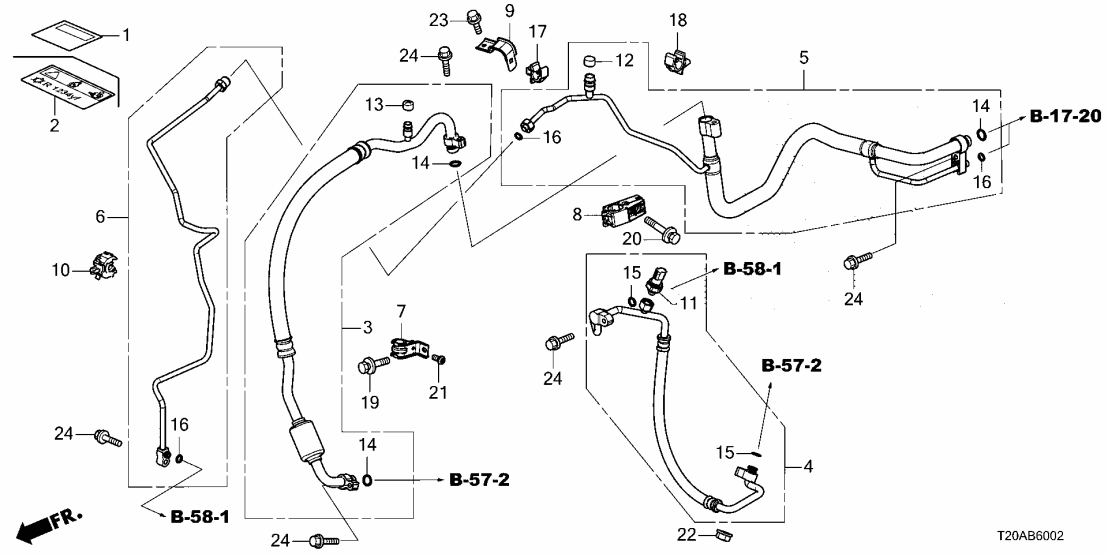 80361-T56-A00 Honda CLAMP, SUC HOSE