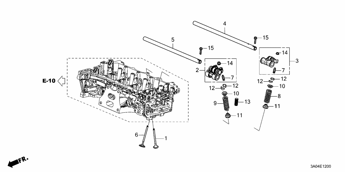 14765-64A-A00 Honda RETAINER, VLV SPR