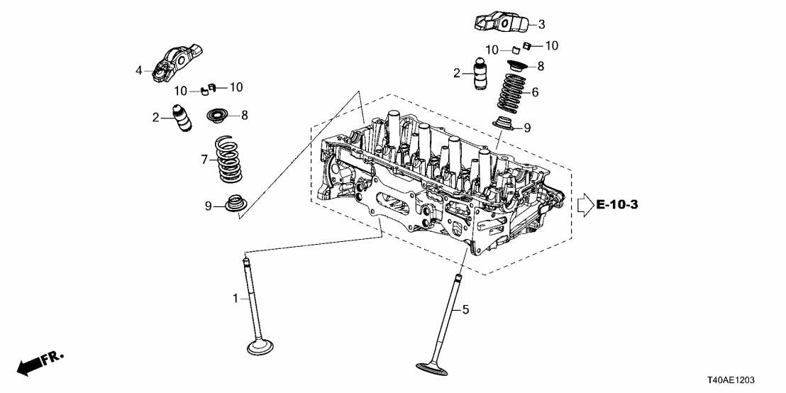 14761-6MD-A01 Honda SPRING, IN VALVE