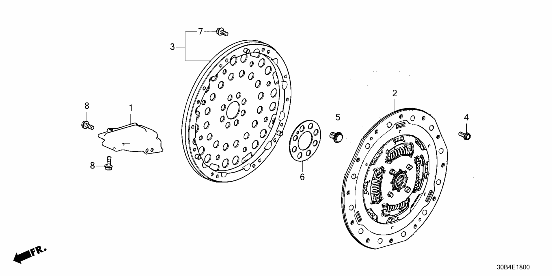 Honda 21351-6GA-000 COVER, FLYWHEEL CASE