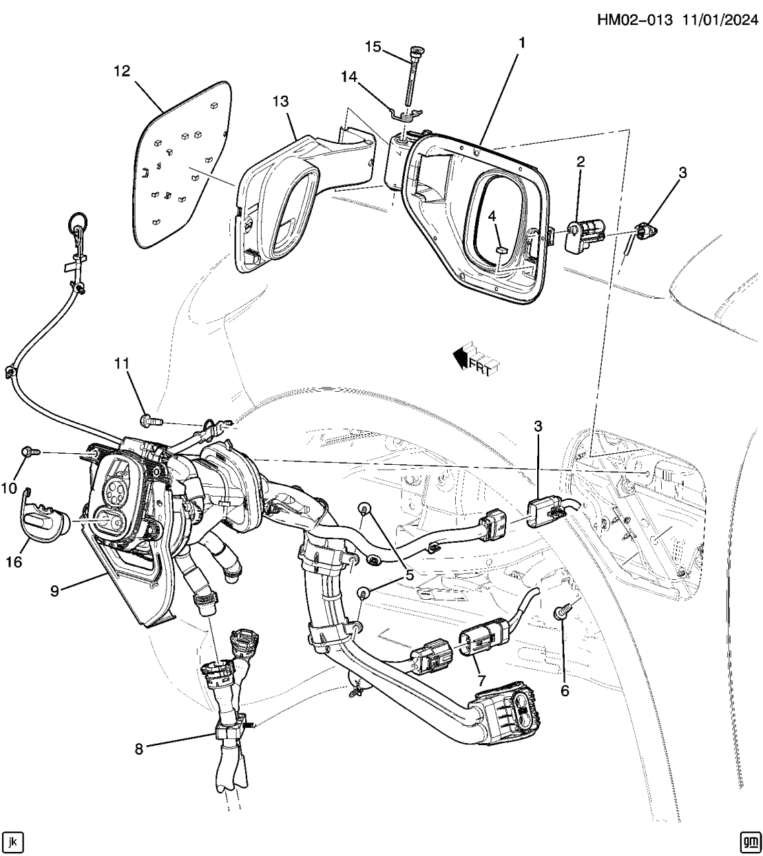 85874293 Honda DR, CHRG PRT *998P*