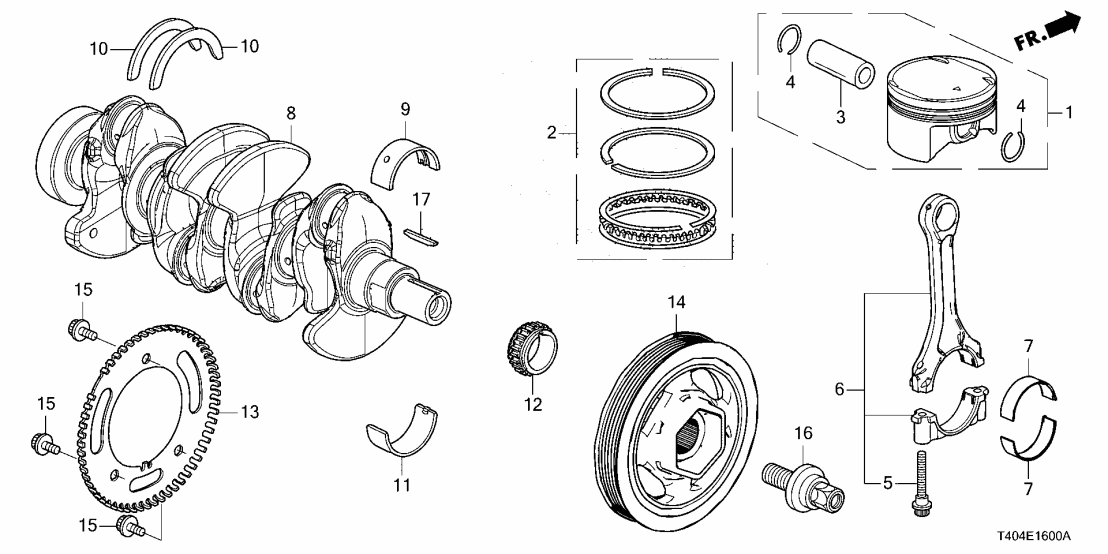 13210-64A-A00 Honda ROD, CONNECTING