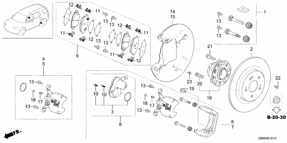 Honda 44200-TYA-A02 BEARING, HUB UNIT