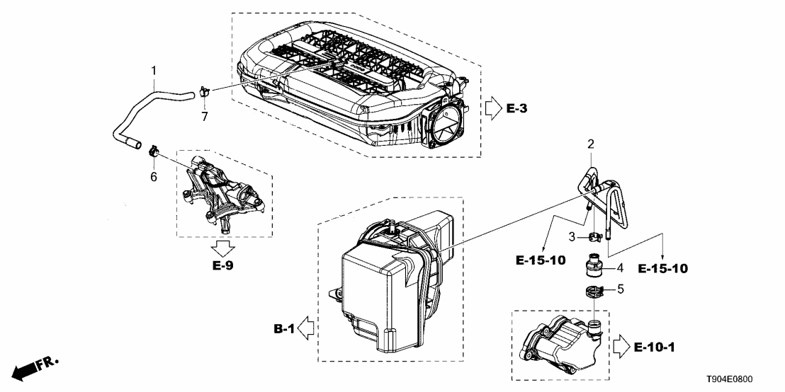 Honda 11856-6FB-A00 TUBE, PCV