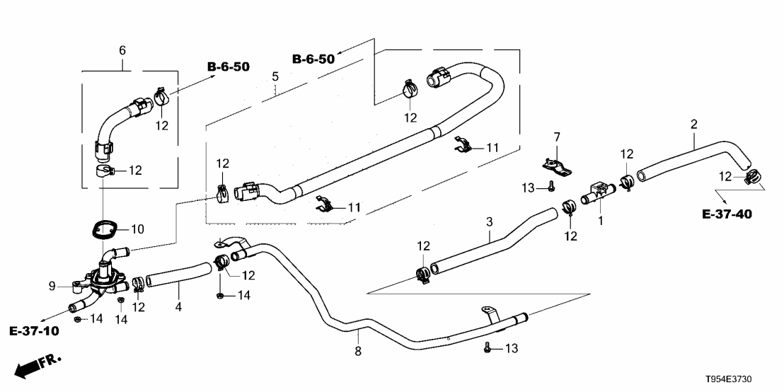 Honda 1J541-69D-H00 STAY A