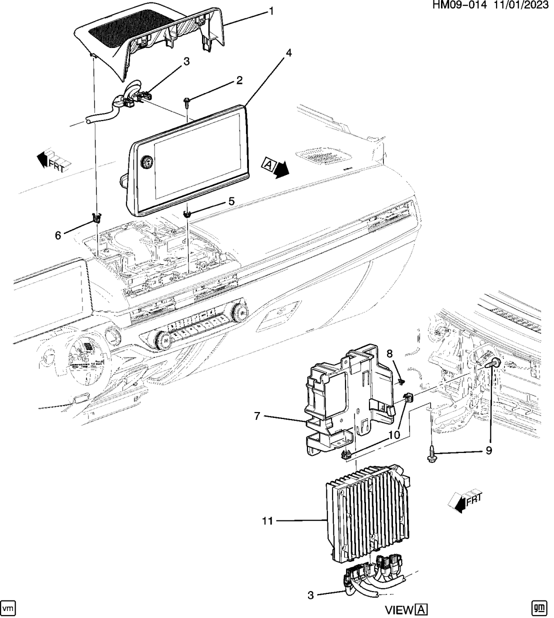 Honda 85749609 MODULE, RADIO CONT