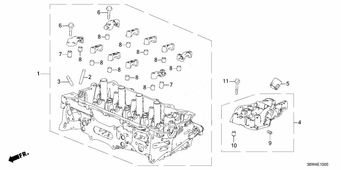 Honda 12100-69F-A00 HEAD ASSY-, CYLN