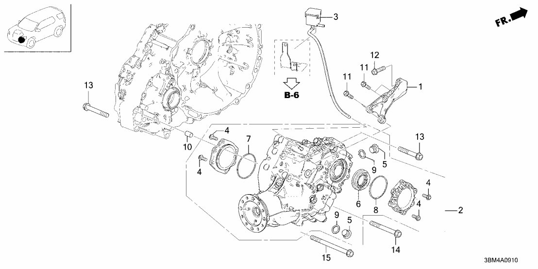 90001-61D-B00 Honda BOLT, SPECIAL (8X30)