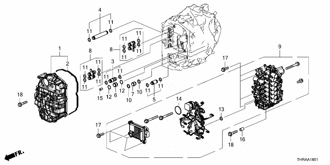 Honda 28010-5MX-A41 CONTROL SET