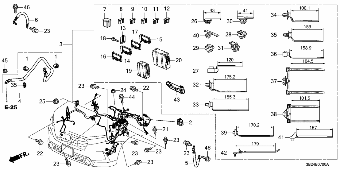 Honda 38231-3A0-A01 FUSE A (30A/40A/50A) Honda 38231-3A0-A01 FUSE A (30A/40A/50A)