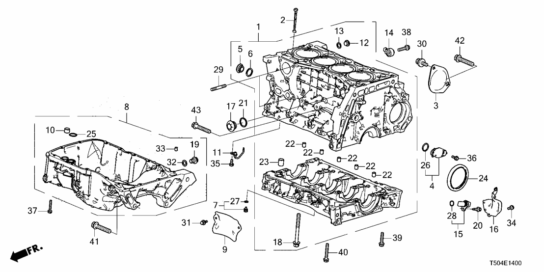 Honda 11106-69F-A00 COVER COMP, L