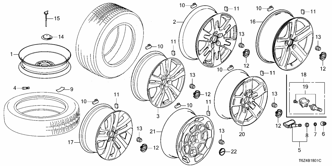 Honda 44721-33F-J01 WEIGHT (10G)