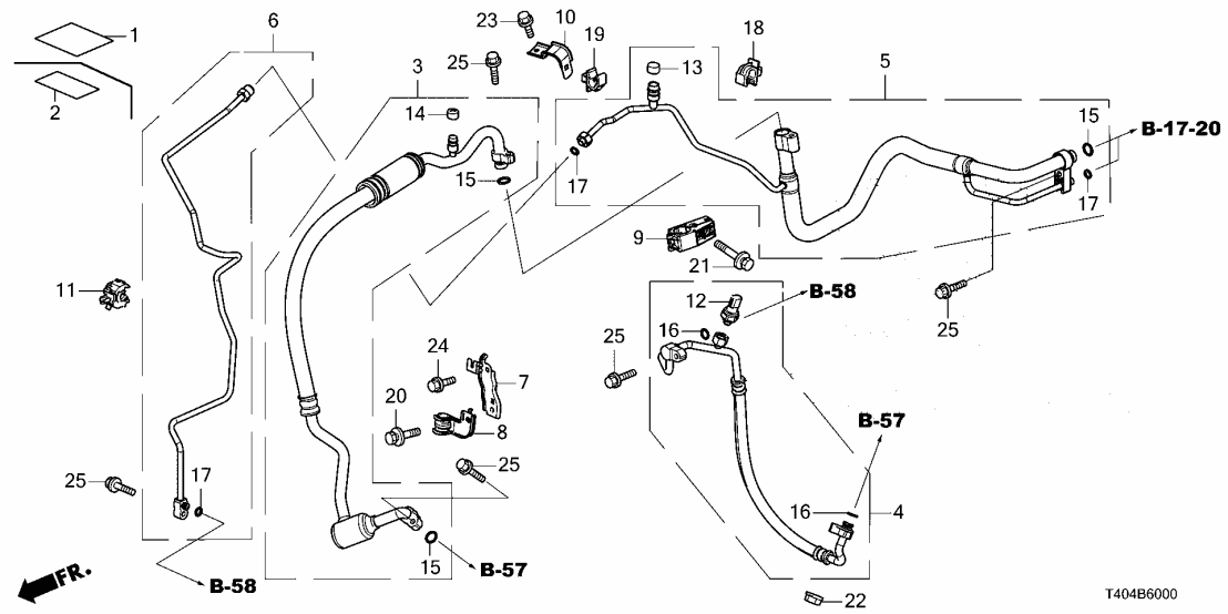 Honda 80362-TGN-G00 STAY, A/C PIPE