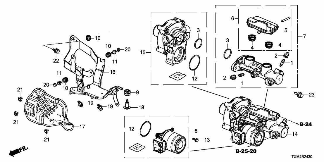 Honda 57032-T3Z-A21 SET, MOTOR ASSY 57032-T3Z-A21 Honda SET, MOTOR ASSY