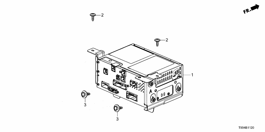 8A500-T90-A31RM Honda DISPLAY, CENTER