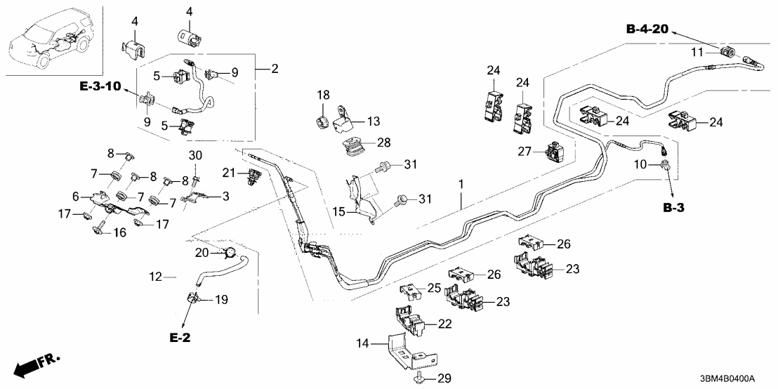 Honda 16720-6ZJ-A01 HOSE, FUEL FEED 16720-6ZJ-A01 Honda HOSE, FUEL FEED