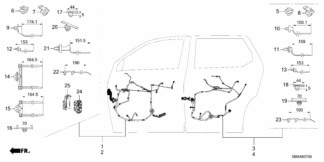 Honda 91535-T90-A01 CLIP, CONNECTOR 91535-T90-A01 Honda CLIP, CONNECTOR