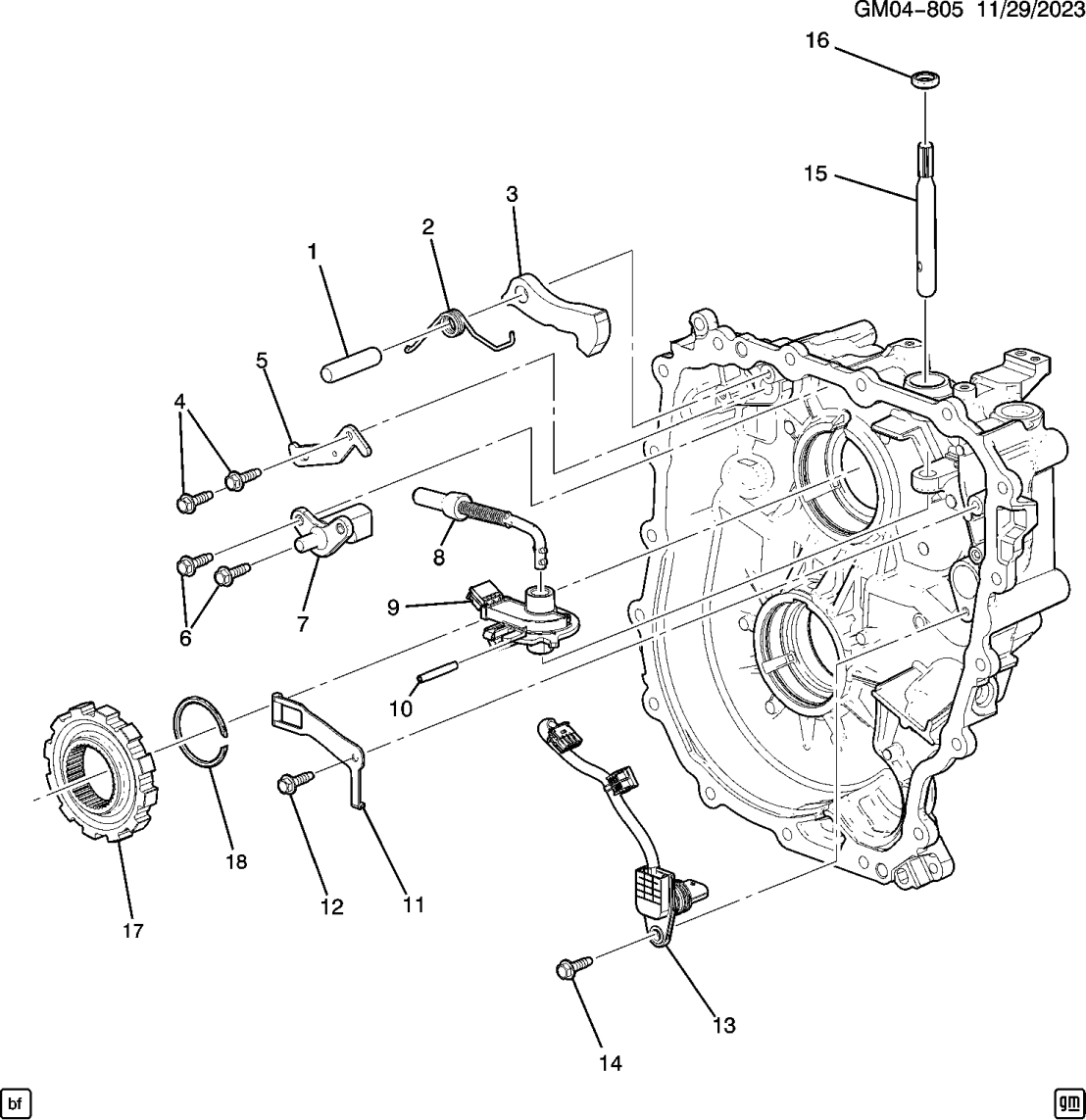 Honda 24295276 ACTUATOR ASM-PARK PA 24295276 Honda ACTUATOR ASM-PARK PA