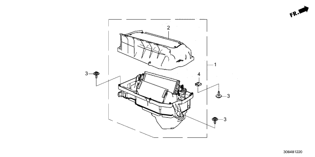 2023 Honda Accord Hybrid DISPLAY HEAD UP Diagram for 78200-30A-A01
