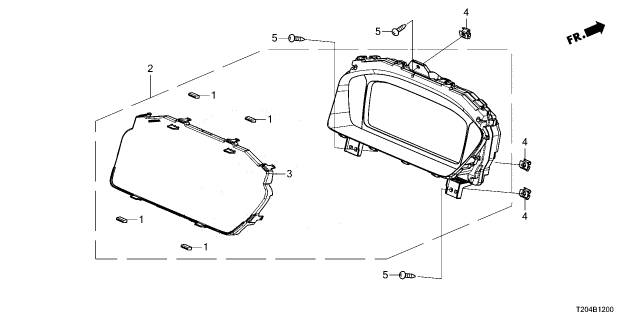 2023 Honda Civic METER ASSY-, COMB Diagram for 78100-T21-A24