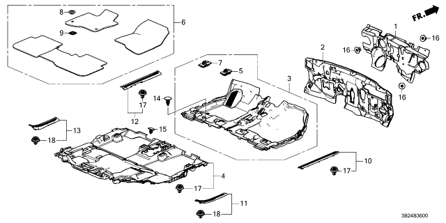 2024 Honda CR-V Hybrid GARNISH, R- *NH900L* Diagram for 84211-3A0-A01ZA