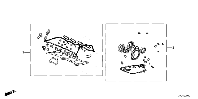 2025 Honda HR-V GASKET KIT Diagram for 06112-6EG-305
