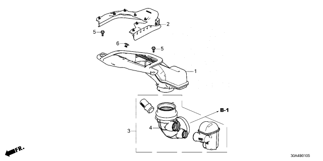 2023 Honda Accord TUBE, AIR IN Diagram for 17257-6NA-A01