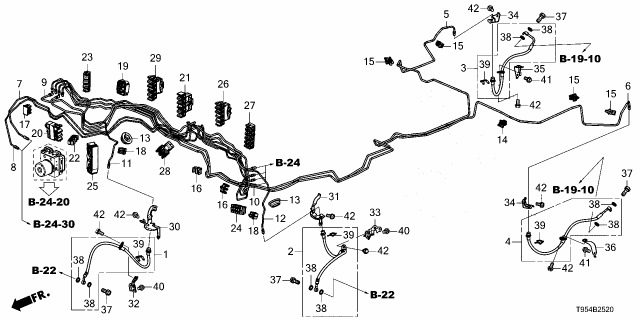 2025 Honda CR-V SET, FR Diagram for 01464-3C2-T00